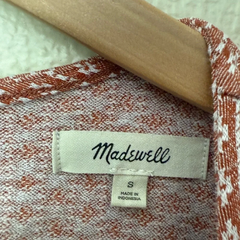 MADEWELL Floral Jacquard Puff-Sleeve Tee
